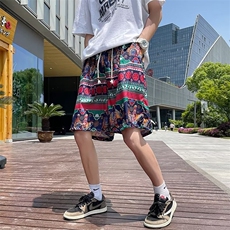 潮牌四季短裤男亚翰速干运动裤春夏秋印花沙滩裤DK123，男装牛仔裤，星座1116A-1（原606A）