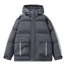 冬男士棉衣户外青少年连帽冲锋衣口袋棉服外套，男装棉衣，星座1206-1（原A206-1）