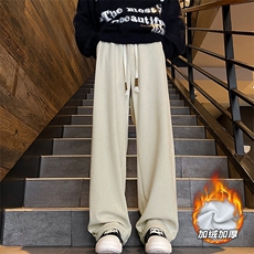 薄款改加绒特批P33无差价冬加绒青少年灯芯绒阔腿裤男K1994J加绒，男装休闲裤，电商A001