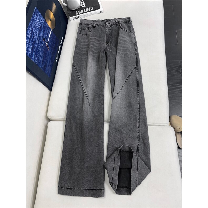 B221美式ins高街宽松直筒莱赛尔冰丝牛仔裤LK25488-特P45控88，男装牛仔裤，电商B221