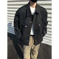 春秋季廓形外套男款宽松休闲时尚百搭夹克，男装夹克，星座410-7