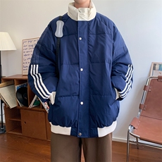 ！2025冬季新款男士撞色潮牌棉衣百搭情侣棉服外套MY200特P70，男装棉衣，电商B220