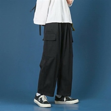 新款工装裤男宽松百搭学生休闲裤港风ins潮牌潮流直筒裤k211-p35，男装休闲裤，星座1008-1