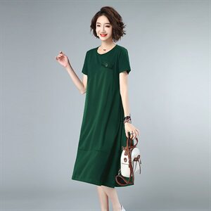 2024夏款新款拼接大码女装连衣裙231款