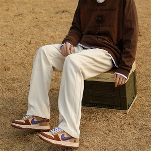 2024新款宽松直筒卫裤65%棉 35%715-6-BK807P55图片