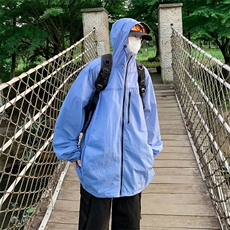 防晒衣男超薄透气夏外套潮流学生情侣夹克衫休闲空调服W6563-P38，男装夹克，星座412-2