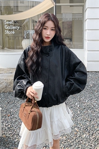 26春季新品 设计感甜酷PU皮衣外套 2113 P155 K245图片