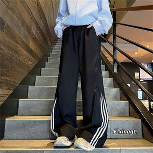 XZ616 春秋重磅拉链织带拼接美式设计感百搭长裤 TY1184 P65控88图片