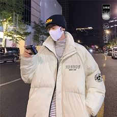 港风23新款冬季时尚百搭翻领潮流加厚羽绒服外套YR219P195控258，男装羽绒服，电商A247