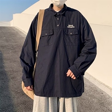 2023男春秋潮流工装衬衫HW87P45，男装衬衫，星座1116-2