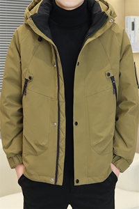 情侣冬款羽绒服男户外冲锋衣连帽男女同款冬加厚外套潮8973-P200图片