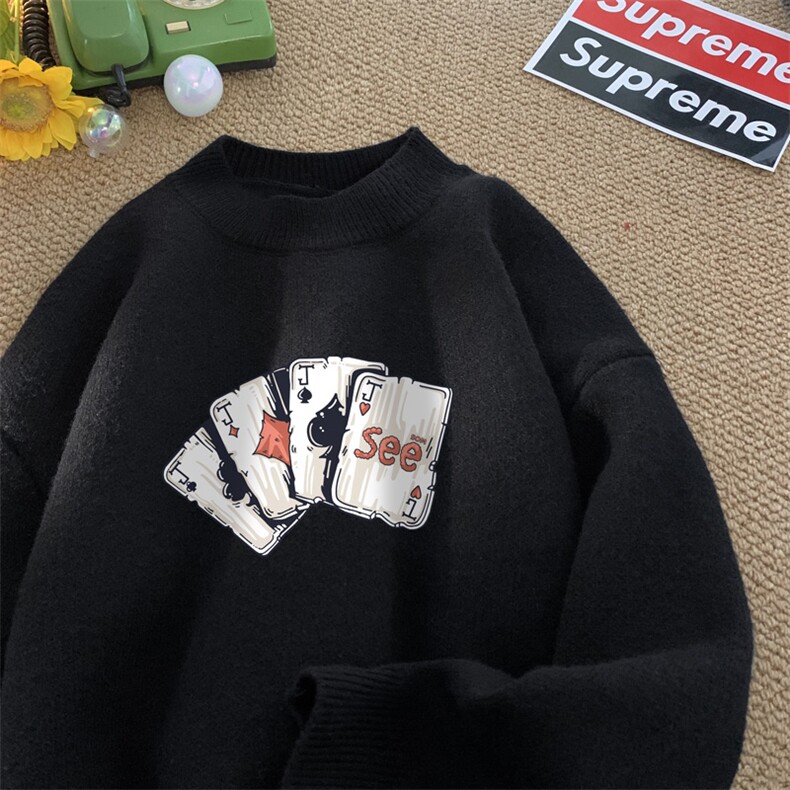 高质量！秋冬季半高领毛衣男士加绒加厚线衣针织衫男DMY542-特P38，男装针织衫/毛衣，电商B371