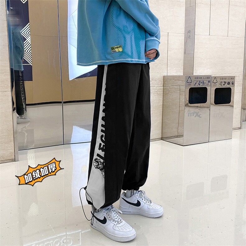 2023HK21452加绒港风外景大码束脚抽绳休闲裤M-5XHK21668-P50,男装休闲裤,电商A022