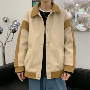 春秋季韩版ins潮牌薄款运动服外套美式翻领夹克上衣男 W3570-P55图片
