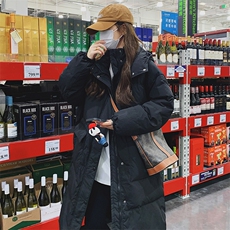 大货主推90绒中长款羽绒服2C293-Q733-P345-K498，女装羽绒服，2C293