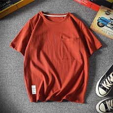 DX24045-P25大口袋百搭短袖t恤男大码半袖体恤上衣服，男装T恤，电商A040A