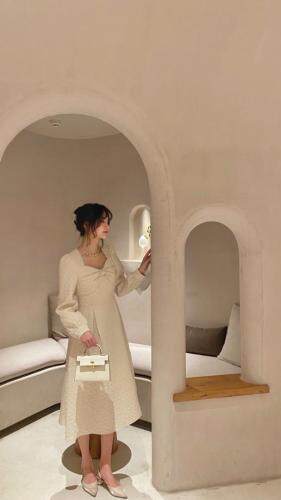 秋装新款款连衣裙精致款m-4xL，女装连衣裙，董与陈