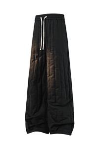 8XL-M 加厚夹棉保暖长裤棉麻绗缝竖格休闲裤加棉棉裤K9111P68控88图片
