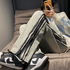 可全开拉链牛仔裤B342-K7021-P65控88，男装牛仔裤，电商B342