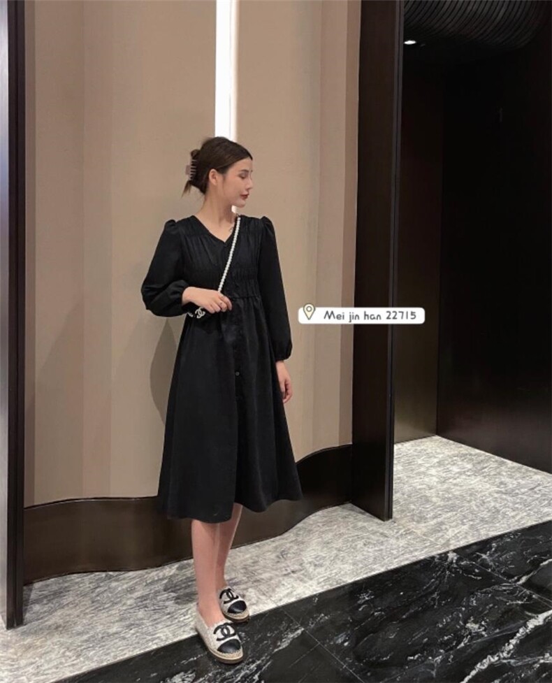 秋季连衣裙，女装连衣裙，美巾涵