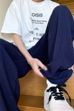 8XL-M特大码风亚麻裤休闲棉麻裤直通宽松冰丝裤K919P58控78，男装休闲裤，电商D206-1