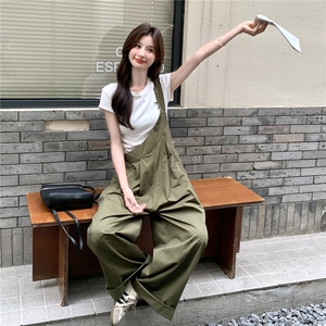【新款】单肩休闲工装背带裤2C327-8818-P120-K178图片