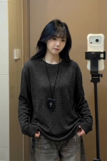 舒适时尚松弛感上衣极简亨利韩系ins风领肌理感T恤HY906TP35控58，男装T恤，电商A102B