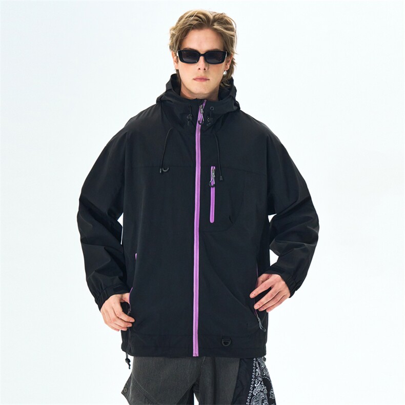 山系户外防水徒步登山夹克外套复古春秋百搭冲锋衣JK3512特P80,男装夹克,星座309（原A406）