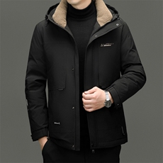 HYD8913新款冬季男士鸭绒羽绒服连帽保暖外套修身大衣，男装羽绒服，电商B360