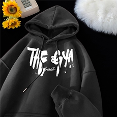 现货！重磅大码M-4XL得物品质加厚连帽卫衣RH6211--特P35，男装卫衣，星座610B-1