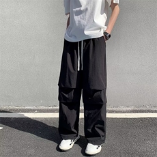 冲锋裤男冬季美式高街小众设计感户外防水登山裤DWK57P36，男装休闲裤，星座1116-2