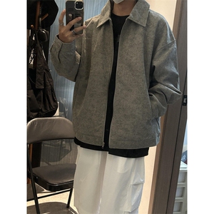 男士夹克外套工装宽松潮流日系美式上衣休闲春秋装款 MG51图片