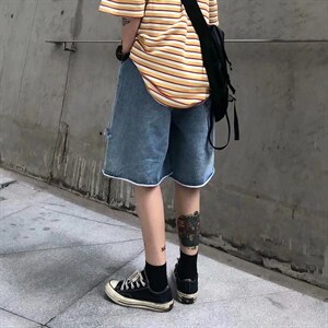 牛仔裤男牛仔短裤K028P35图片