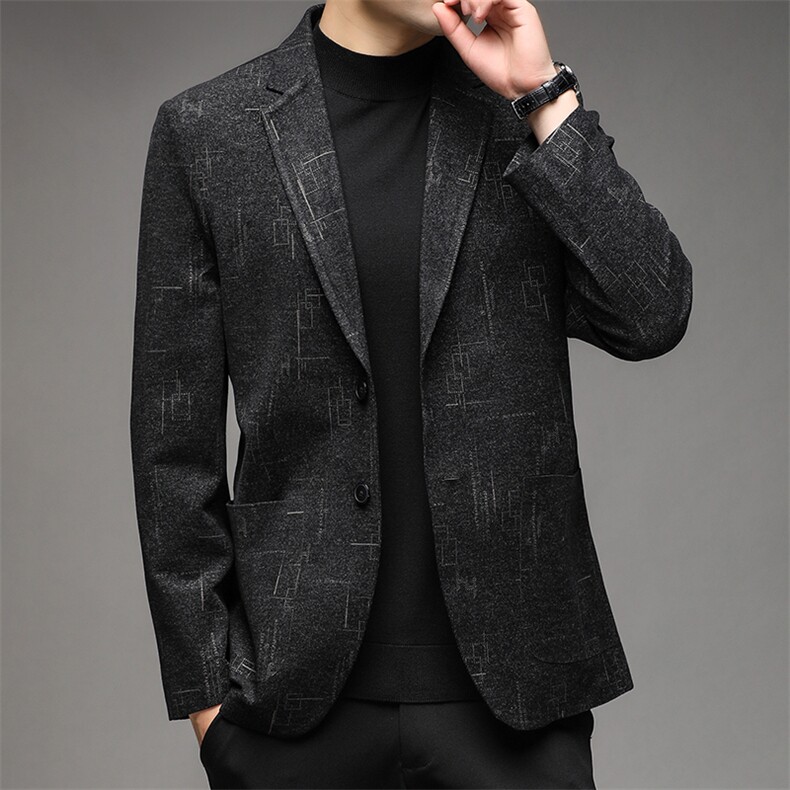 YH552男士2023秋新款长袖西服休闲外套单装西装P200,男装西服,电商B360
