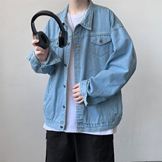 牛仔夹克男大码牛仔外套男茄克NJ77332-P60，男装夹克，电商A040