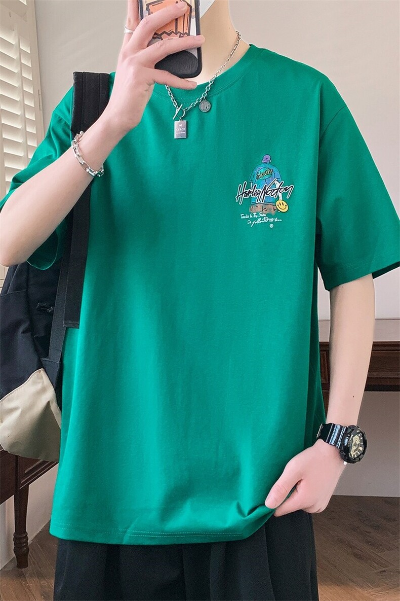 夏季男短袖t恤高品质多工艺发泡印大码T恤衫,男装T恤,星座1206（原A206）