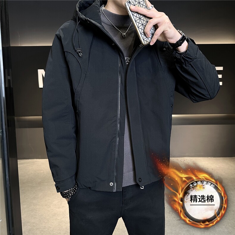 3916P1352025新款棉服加棉冲风衣夹克棉衣外套控卷后195,男装夹克,星座414（原B263）
