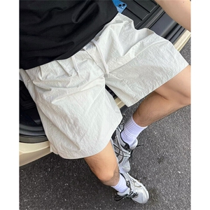 基础速干四分裤男夏季宽松休闲透气凉感纯色不过膝短裤 K130图片