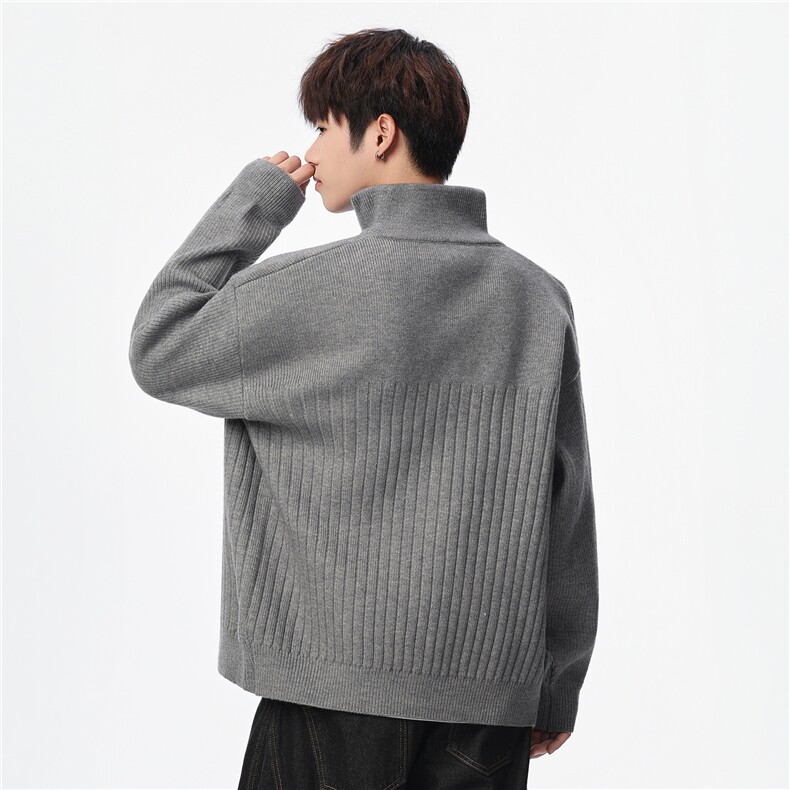 【新品】2025秋冬男士时尚休闲百搭针织连帽毛衣潮流-M177-P68,男装针织衫/毛衣,星座1105-1
