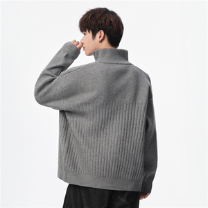 【新品】2025秋冬男士时尚休闲百搭针织连帽毛衣潮流-M177-P68图片
