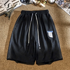 夏季韩版潮流五分裤外穿白色抽绳宽松休闲运动短裤男生K3525-P28，男装休闲裤，星座512-3