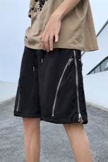 美式多拉链短裤男大码男士中裤男潮流五分裤男DK8795P45控69，男装牛仔裤，星座227-7