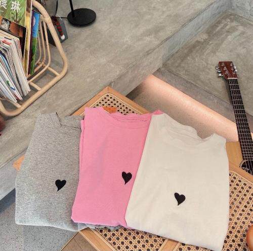 精致刺绣桃心??单穿内搭美美哒，女装，zge