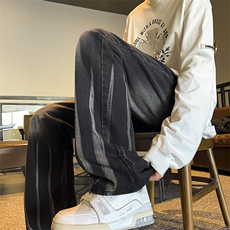 美式ins高街hiphop微喇扎染牛仔裤货号K2313P55控78，男装牛仔裤，电商A063
