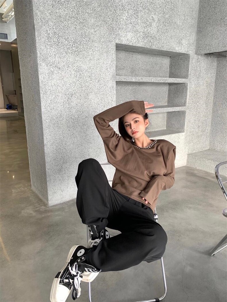 秋冬新款链条打底衫，其它，DS-1