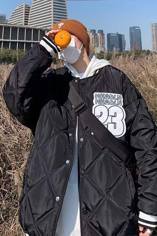 2025冬季新款连帽面包服加厚保暖防寒棉袄棉服外套M1962,男装棉衣,星座1108