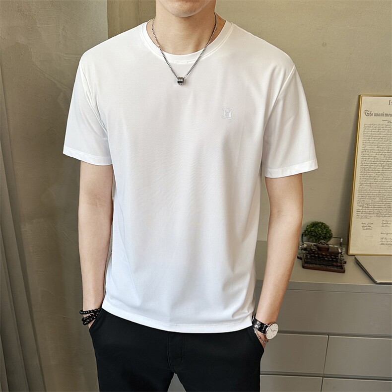 夏季新款男士短袖T恤时尚百搭休闲圆领半袖上衣T5122-P28,男装T恤,电商A237