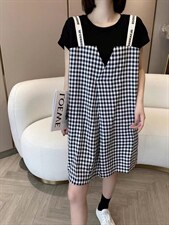 假二件连衣裙，女装连衣裙，可纳奇