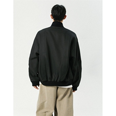 美式飞行服立领夹克男款痞帅短款外套棒球服潮504-W680-特P60控98，男装夹克，星座504