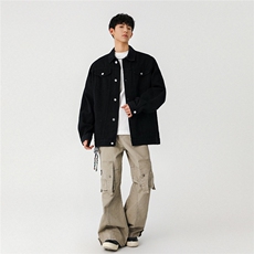 2025款抖音品质牛仔夹克宽松韩版工装潮流水洗外套N991/P98，男装工装外套，星座202